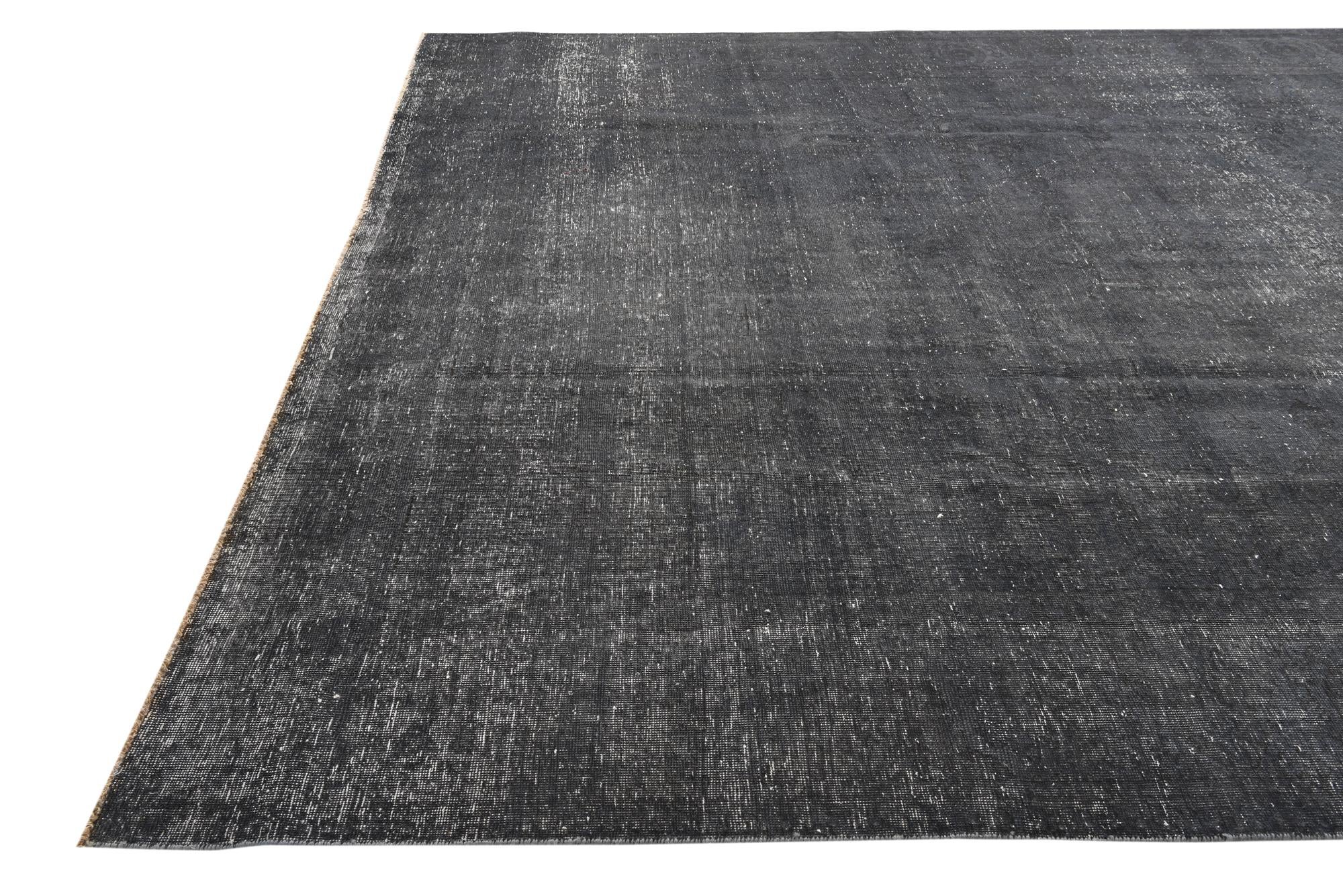 9' 7 x 12' 5 Hand Knotted Ultra Vintage Persian Wool Rug