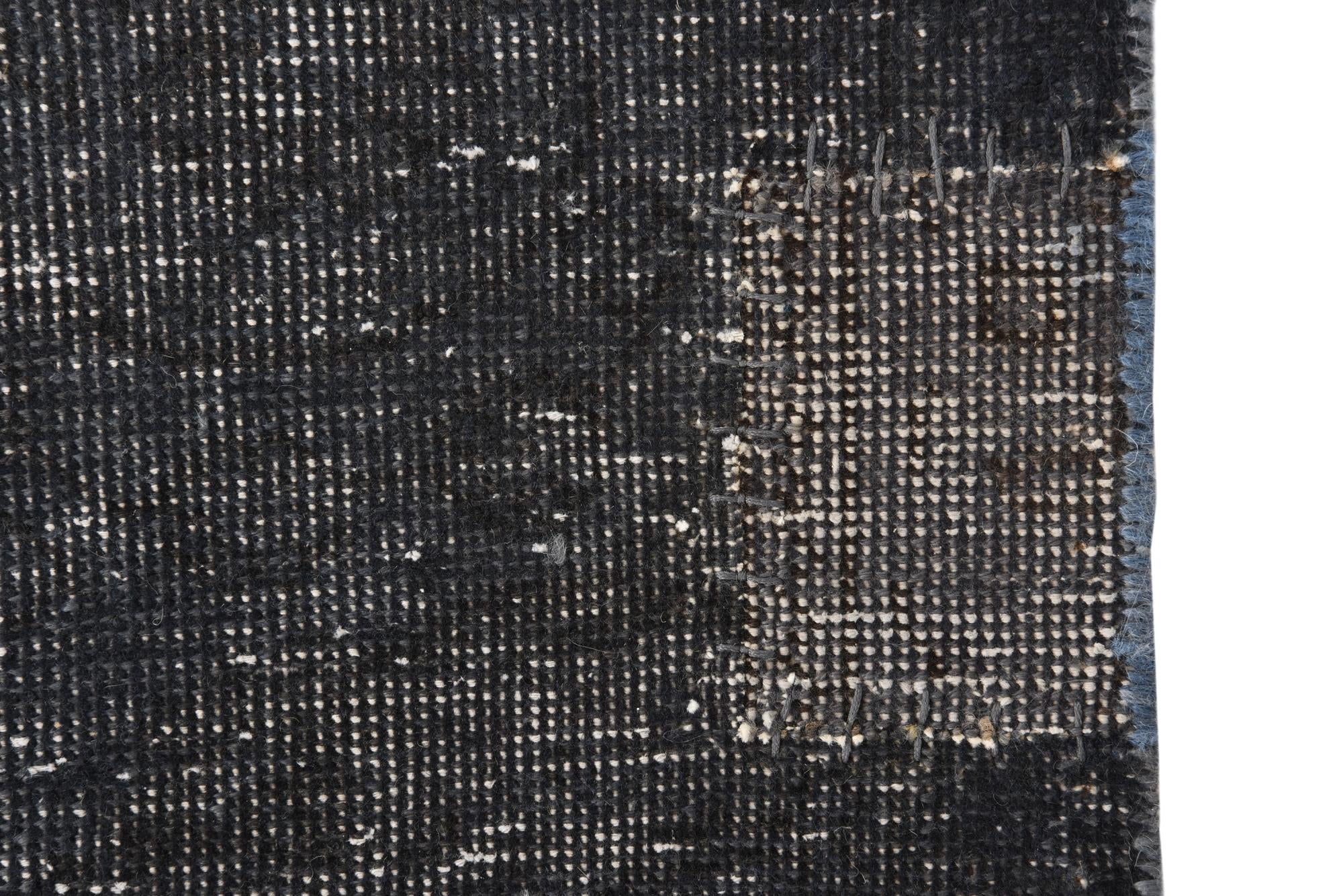 9' 7 x 12' 5 Hand Knotted Ultra Vintage Persian Wool Rug