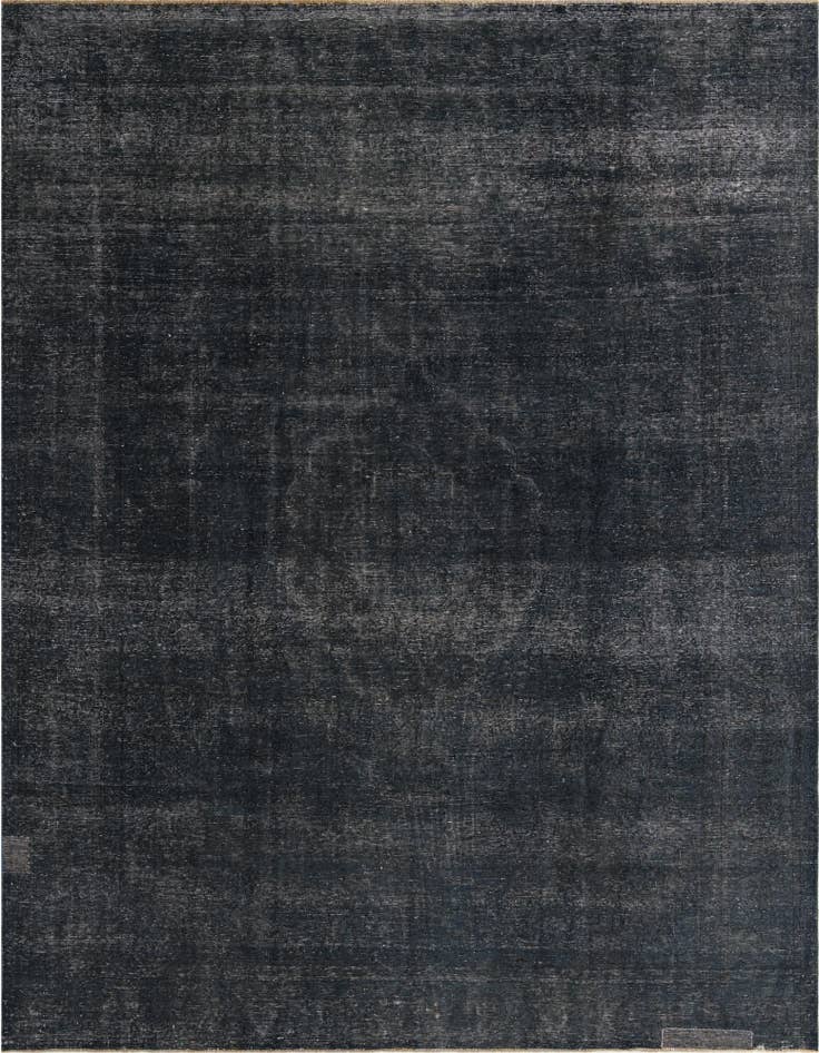 Detail image of 9' 7 x 12' 5 Hand Knotted Ultra Vintage Persian Wool Rug