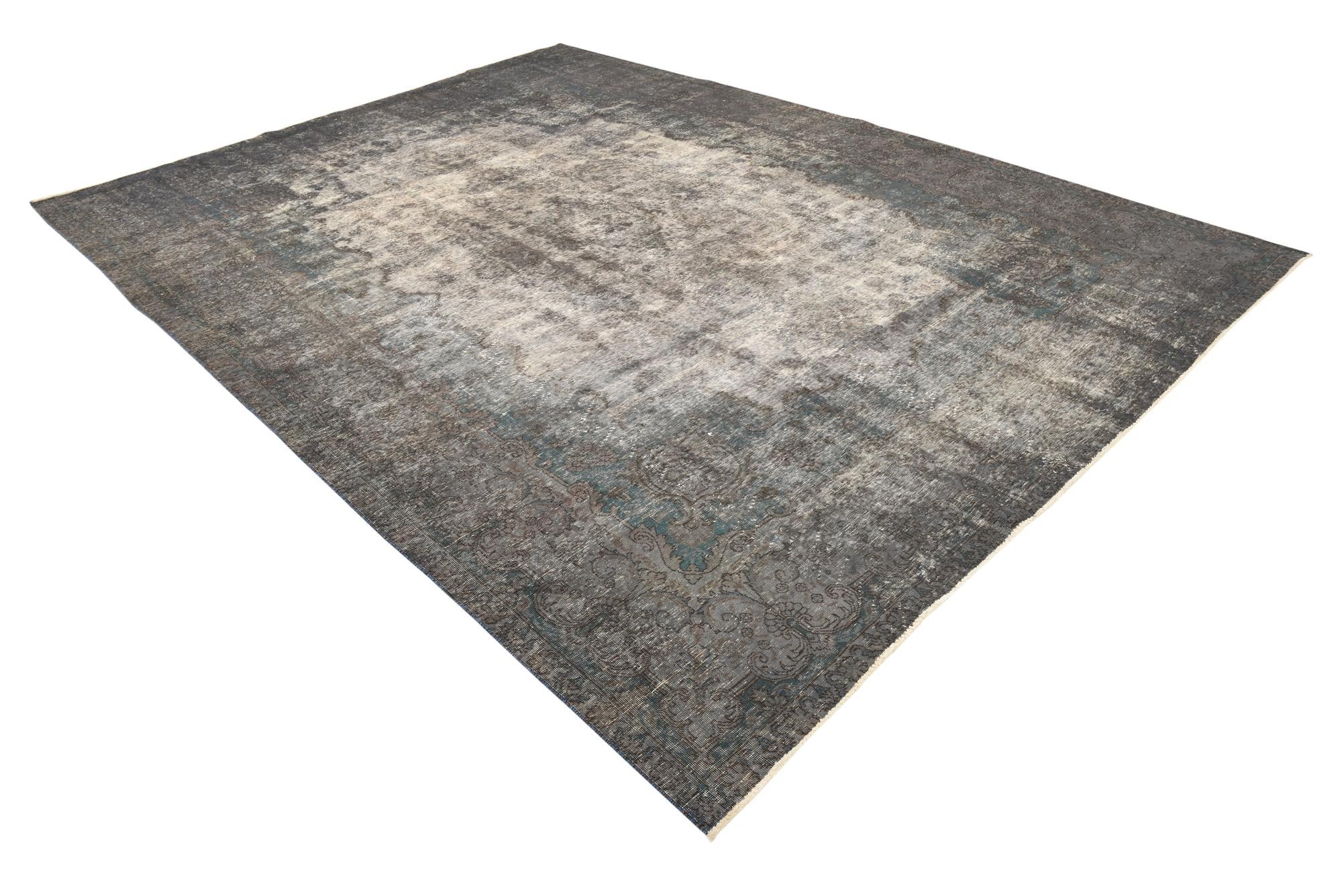 9' 6 x 12' 8 Hand Knotted Ultra Vintage Persian Wool Rug