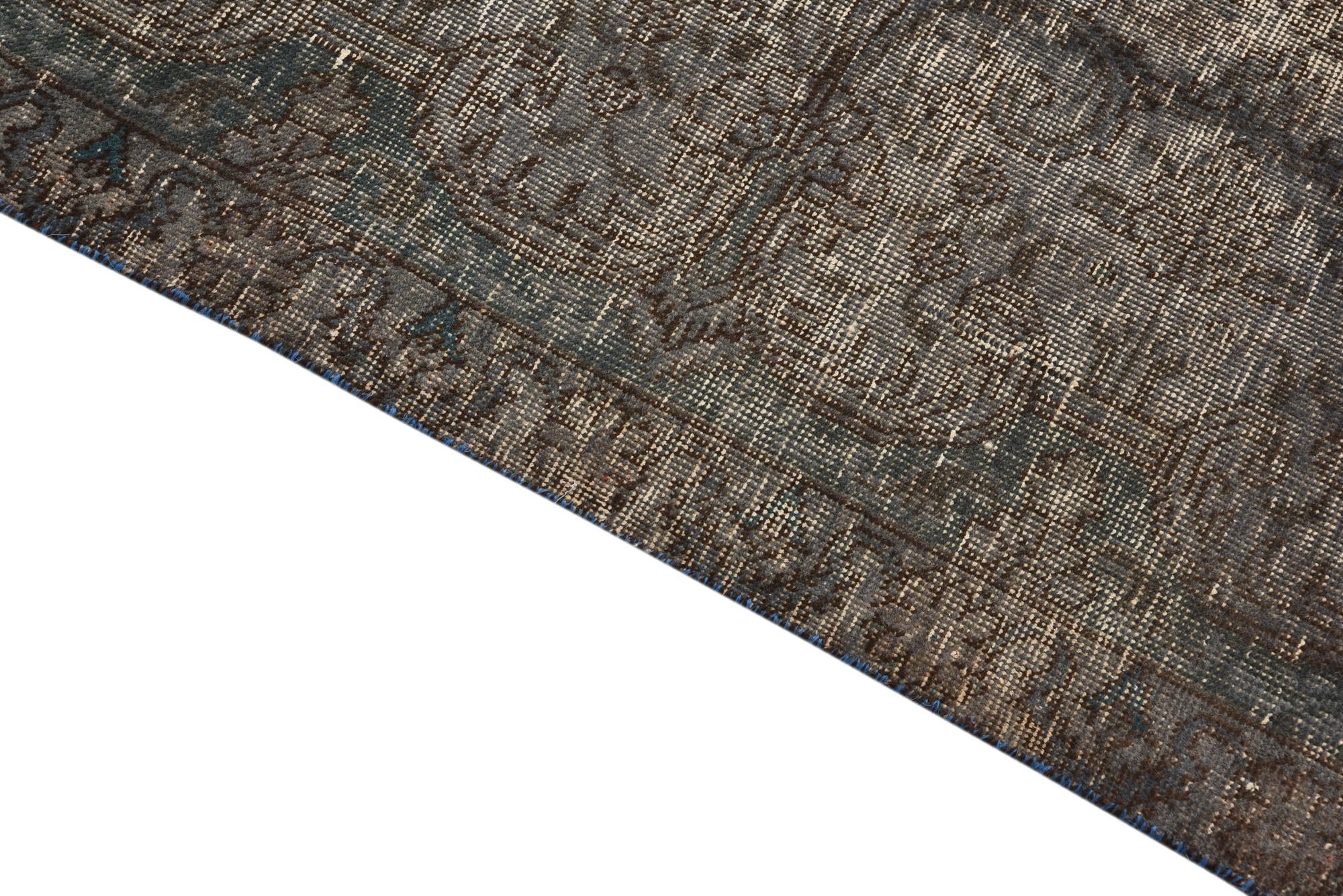 9' 6 x 12' 8 Hand Knotted Ultra Vintage Persian Wool Rug