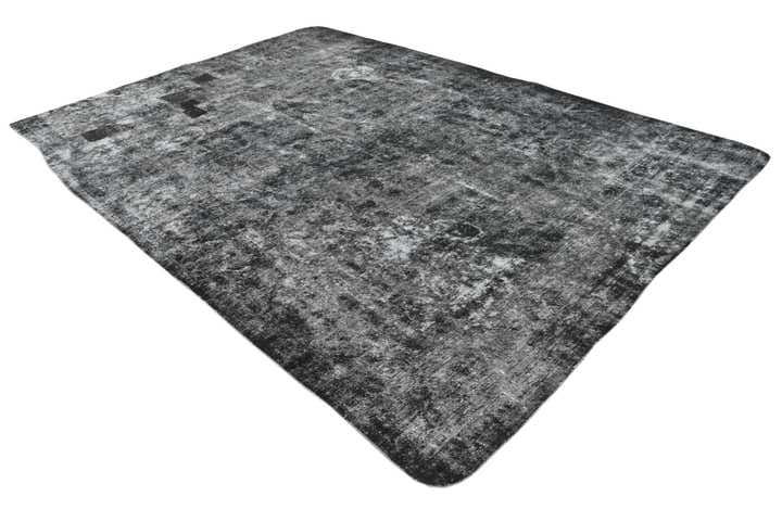 9' x 12' 3 Hand Knotted Ultra Vintage Persian Wool Rug