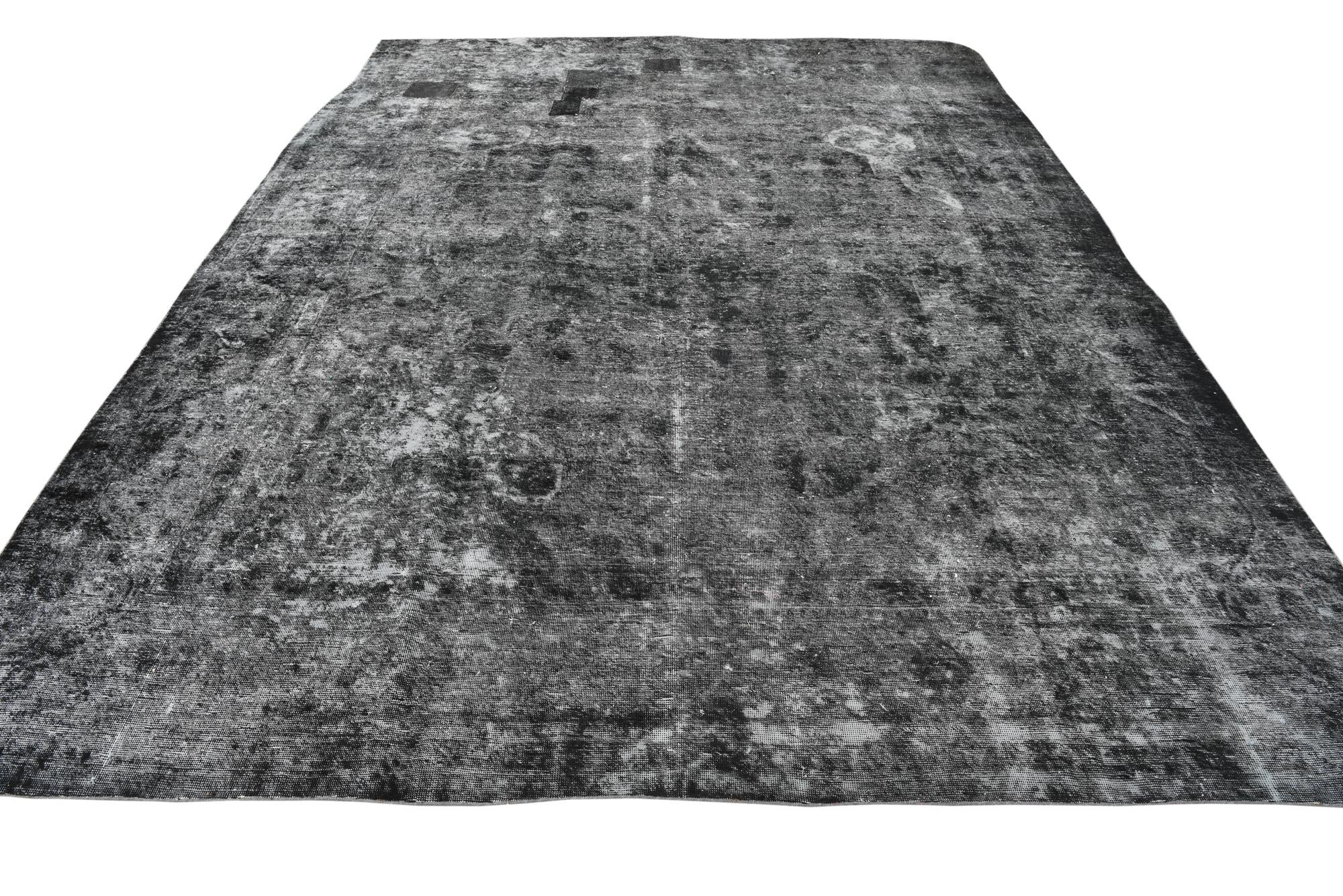 9' x 12' 3 Hand Knotted Ultra Vintage Persian Wool Rug