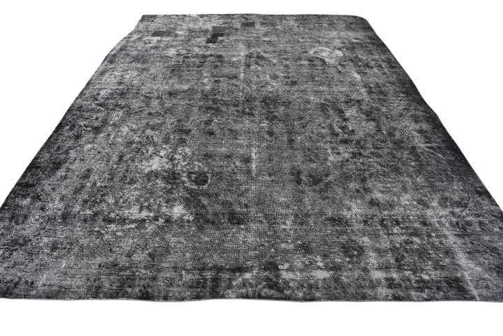 9' x 12' 3 Hand Knotted Ultra Vintage Persian Wool Rug