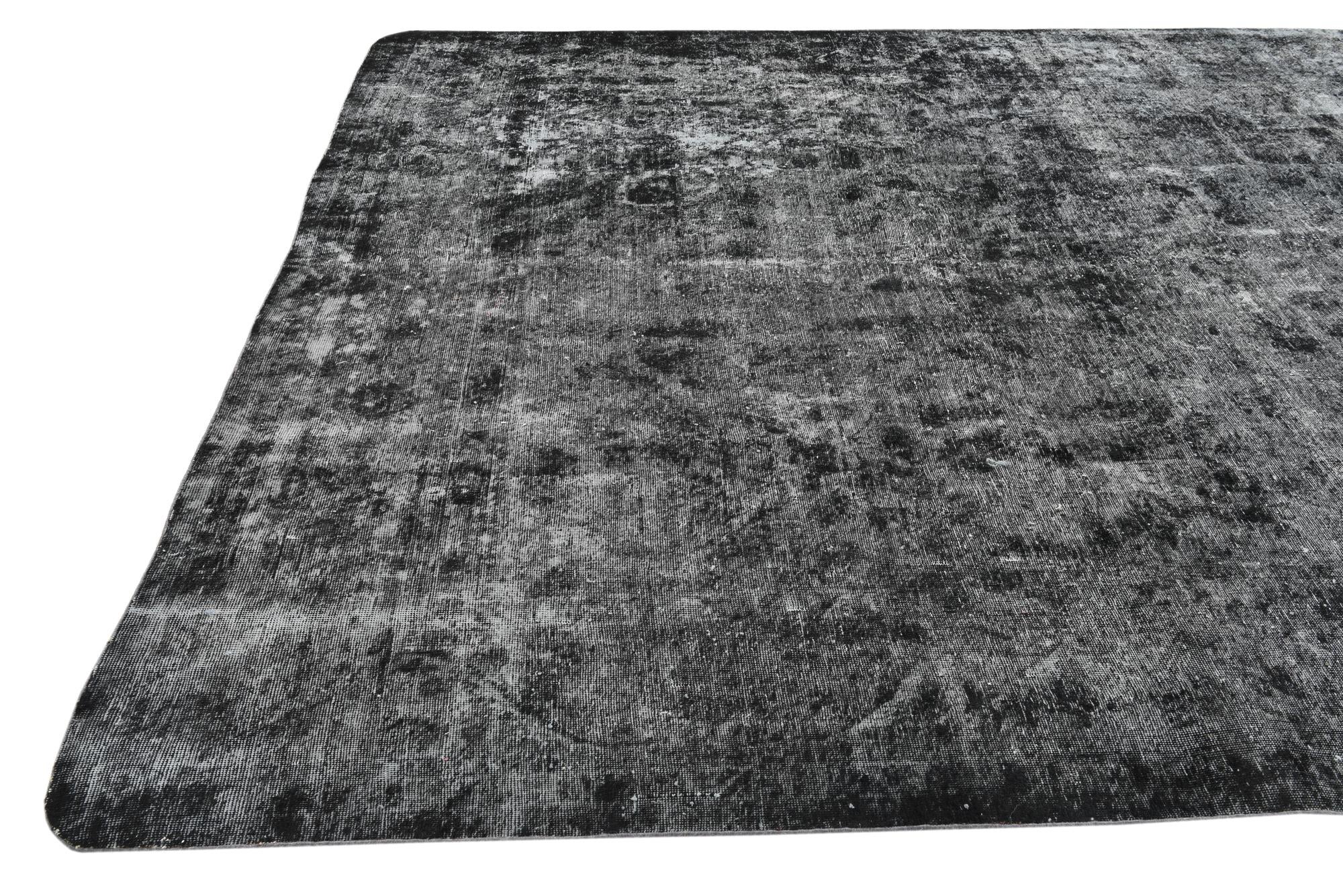 9' x 12' 3 Hand Knotted Ultra Vintage Persian Wool Rug