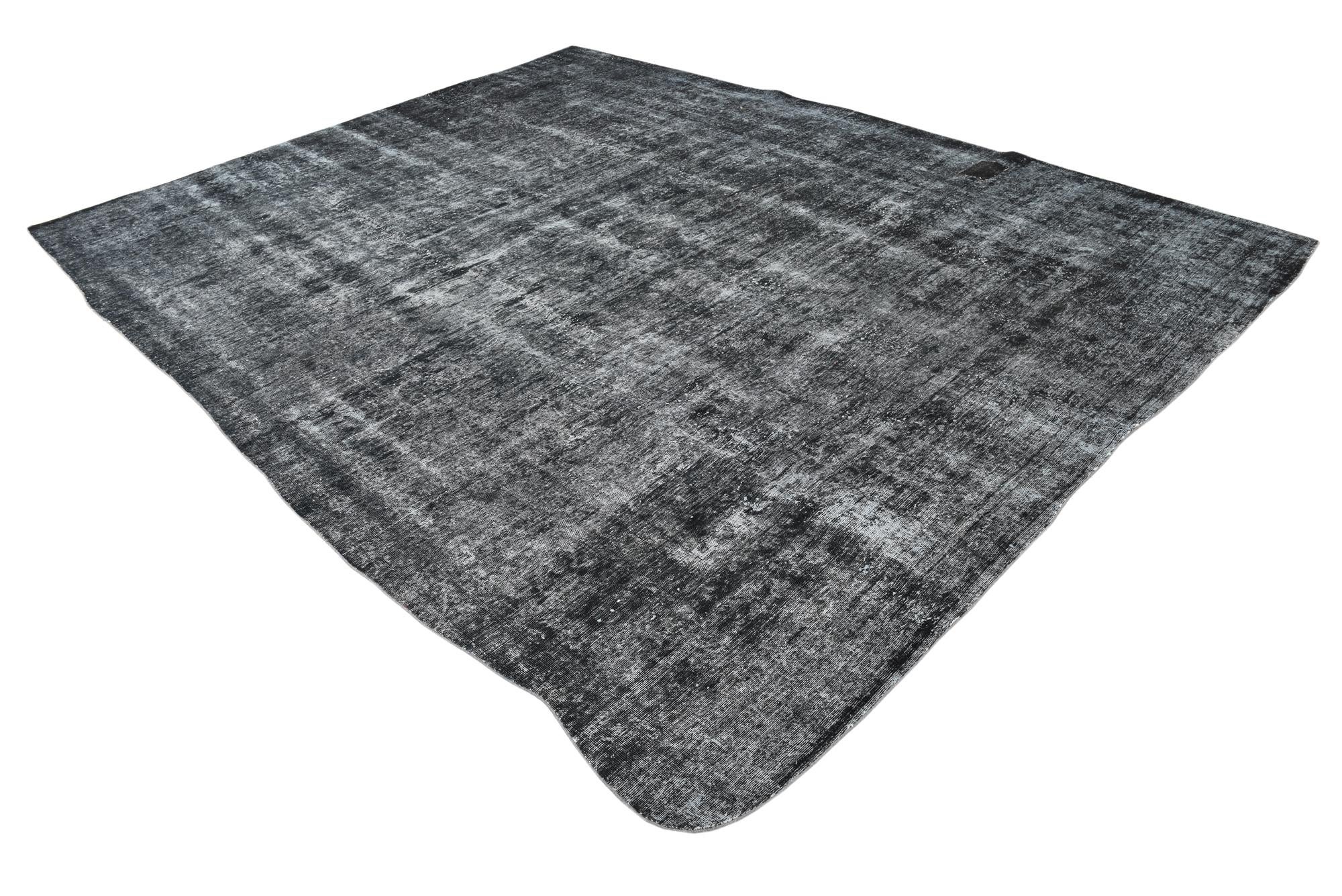 290cm x 370cm Hand Knotted Ultra Vintage Persian Wool Rug