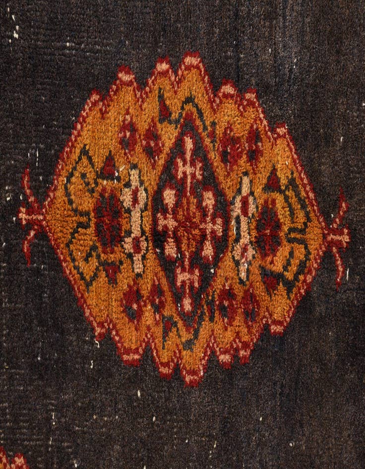 Detail image of 5' 6 x 8'  Hand Knotted Ultra Vintage Persian Wool Rug