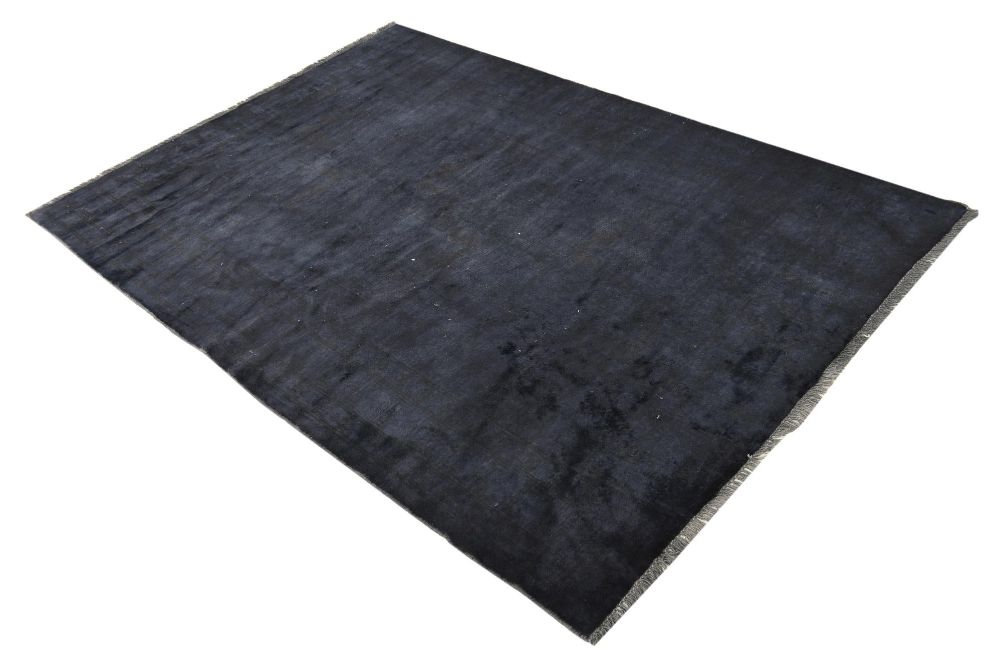 4' 2 x 6' 4 Hand Knotted Ultra Vintage Persian Wool Rug