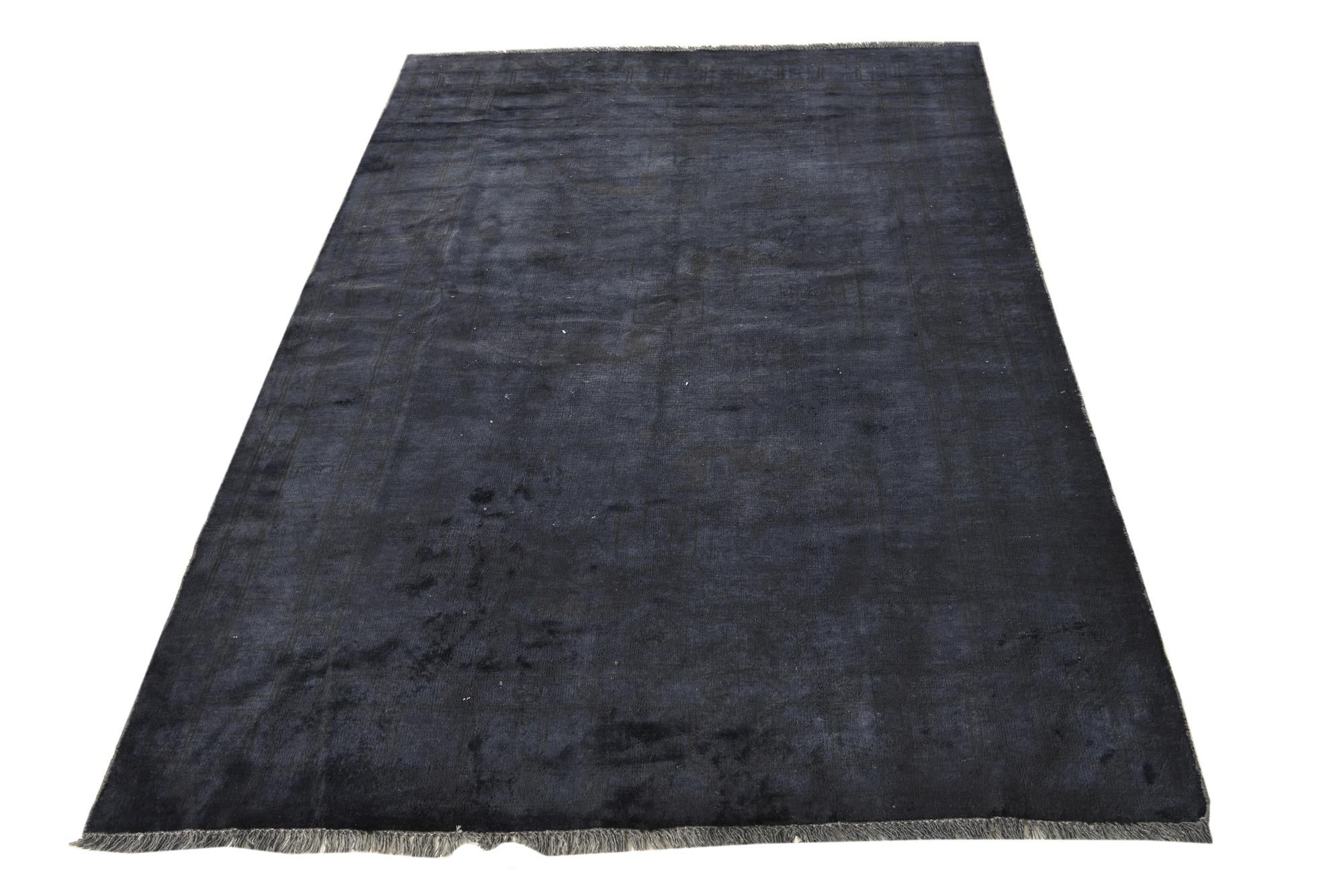 4' 2 x 6' 4 Hand Knotted Ultra Vintage Persian Wool Rug