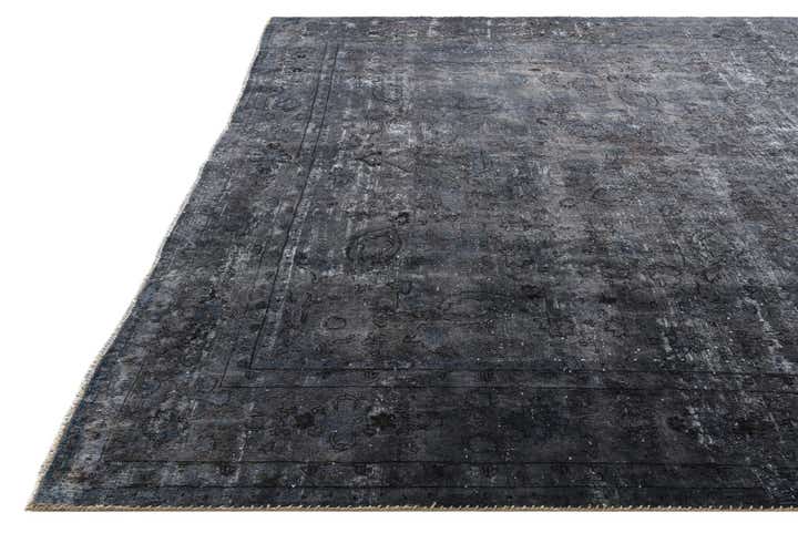 9' 8 x 12' 3 Hand Knotted Ultra Vintage Persian Wool Rug