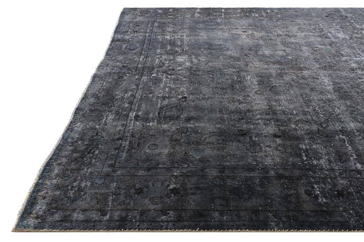 Detail image of 9' 8 x 12' 3 Hand Knotted Ultra Vintage Persian Wool Rug