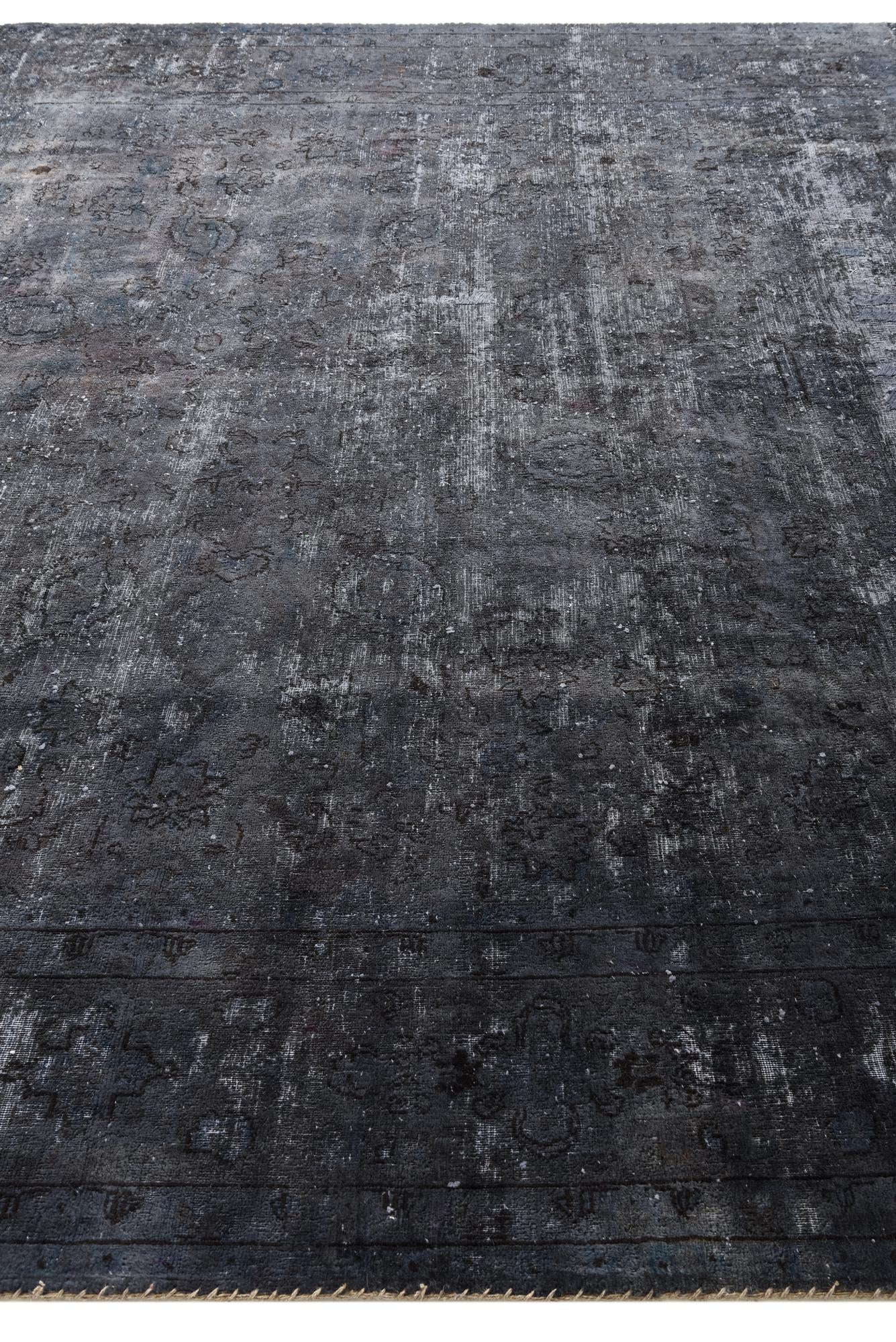 9' 8 x 12' 3 Hand Knotted Ultra Vintage Persian Wool Rug