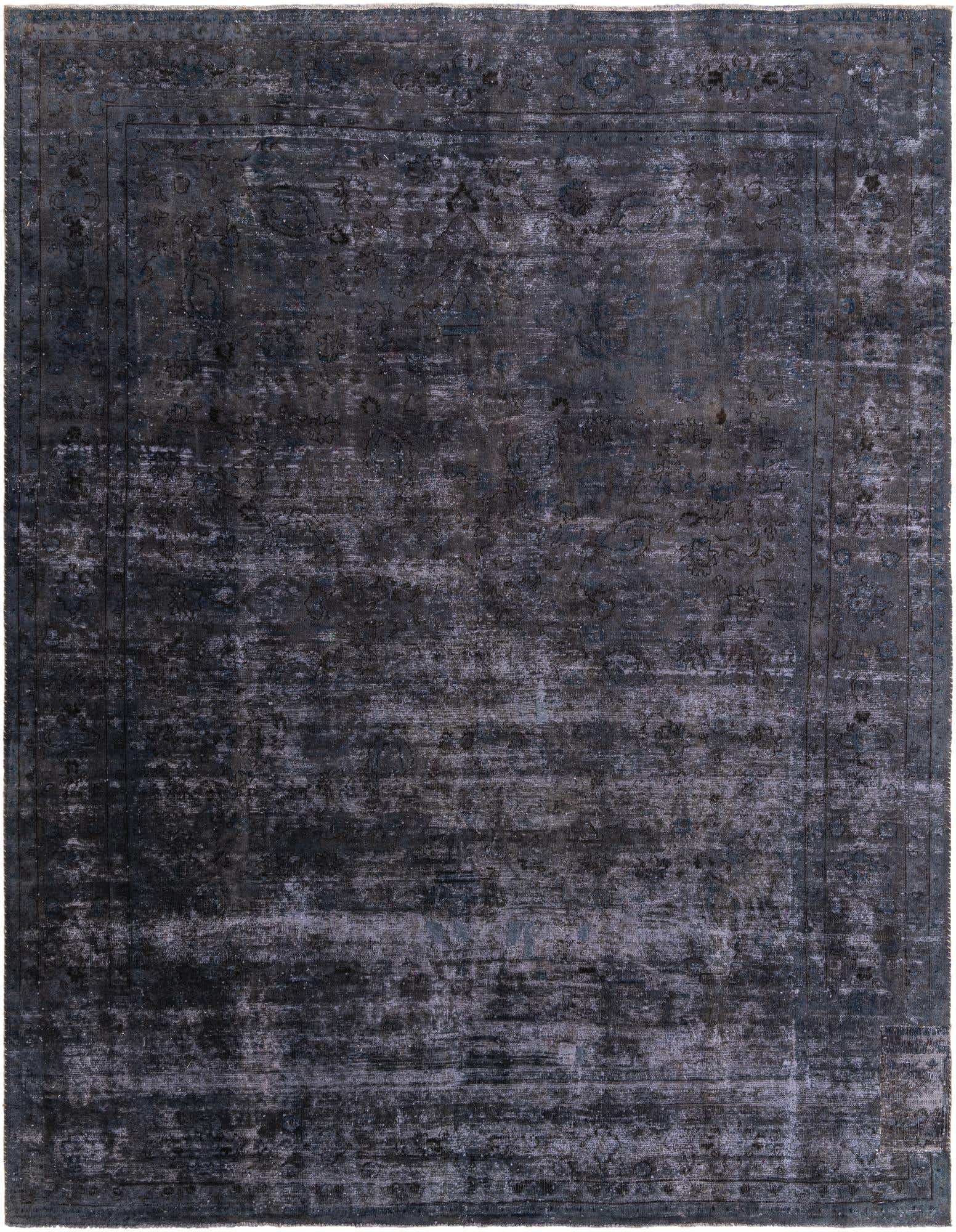 9' 8 x 12' 3 Hand Knotted Ultra Vintage Persian Wool Rug