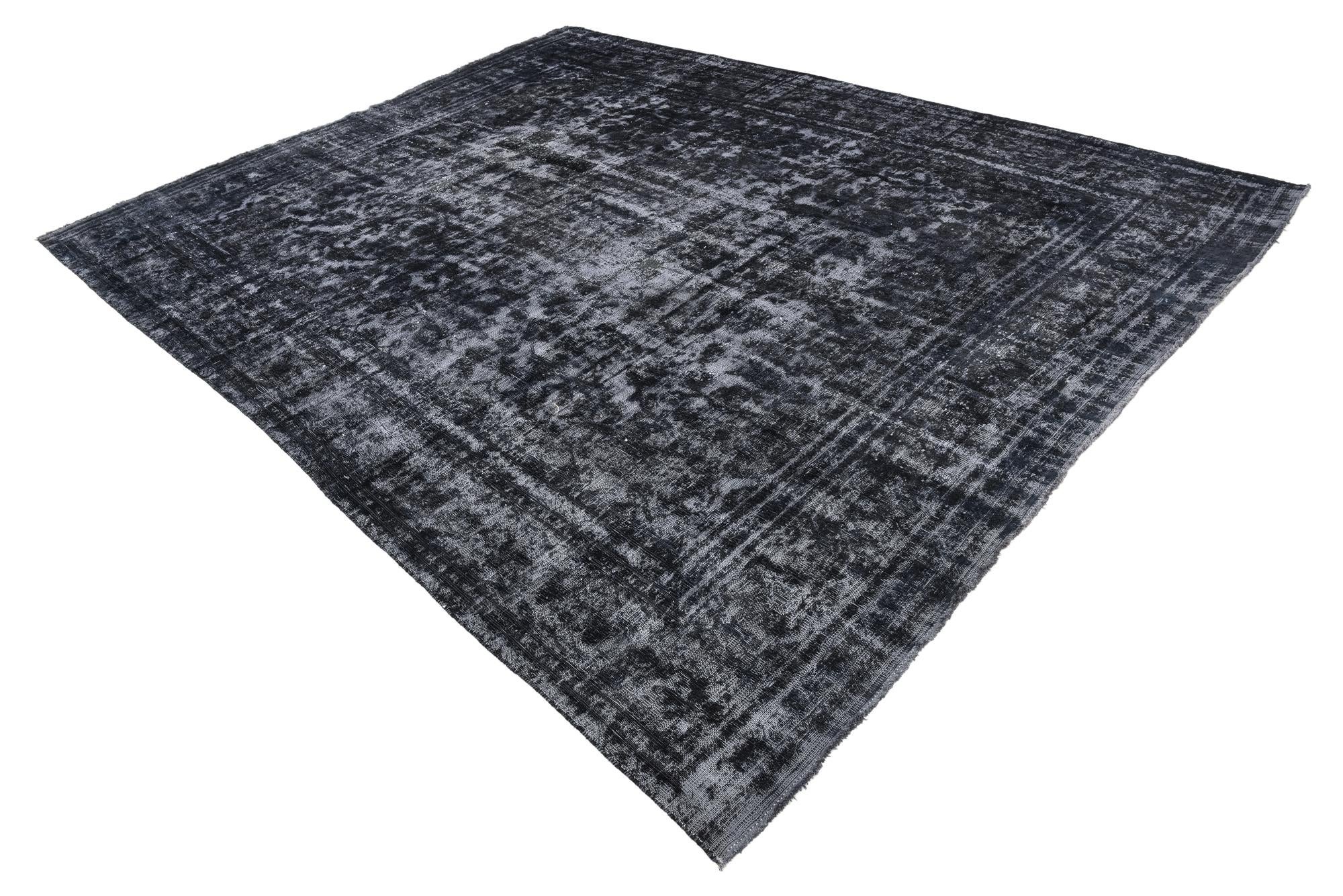 9' 3 x 12' Hand Knotted Ultra Vintage Persian Wool Rug