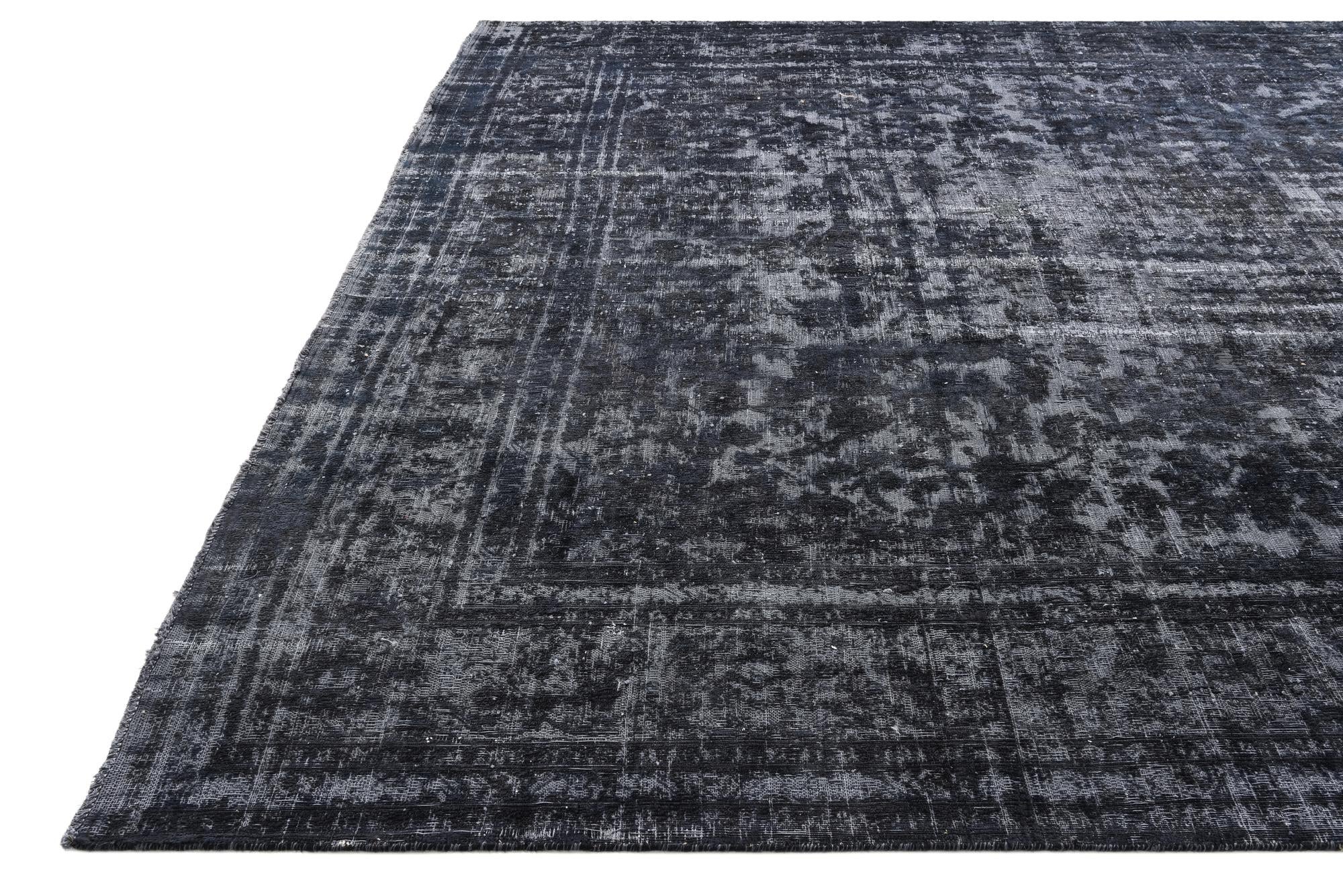 9' 3 x 12' Hand Knotted Ultra Vintage Persian Wool Rug