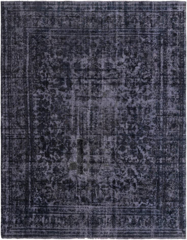 Detail image of 9' 3 x 12' Hand Knotted Ultra Vintage Persian Wool Rug