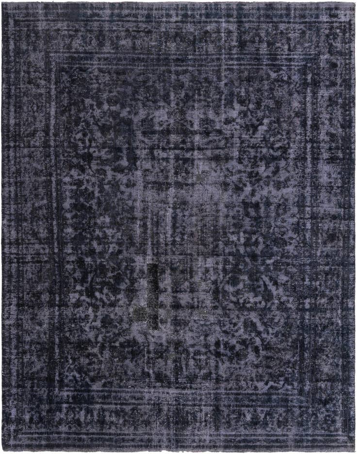 Detail image of 9' 3 x 12' Hand Knotted Ultra Vintage Persian Wool Rug
