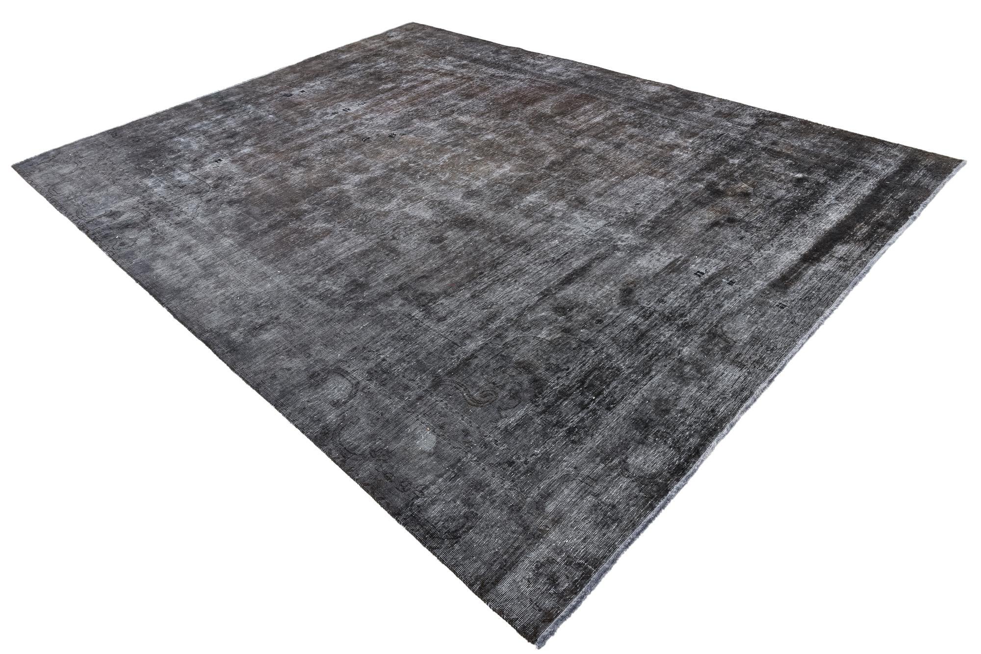 9' 2 x 12' 1 Hand Knotted Ultra Vintage Persian Wool Rug