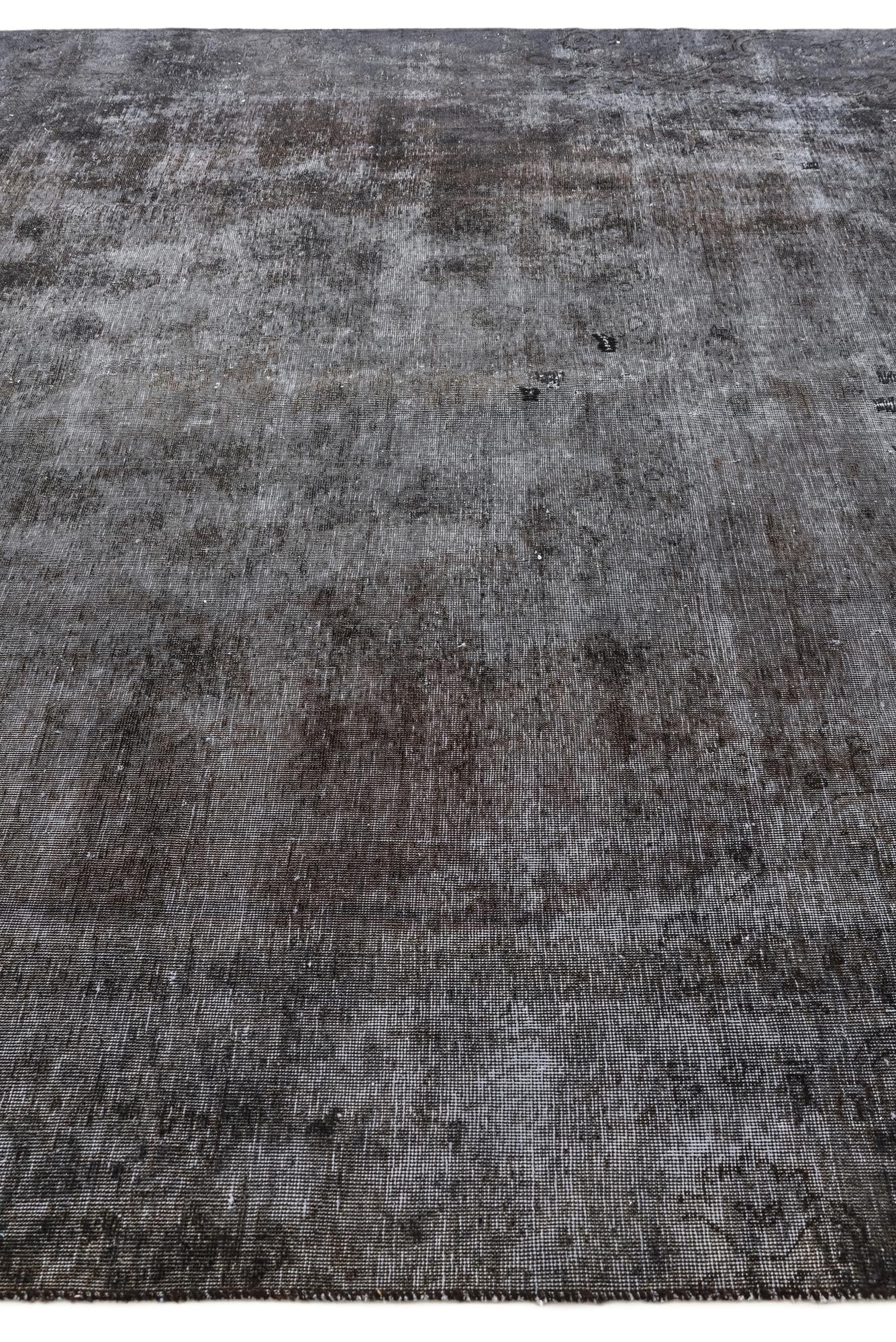 9' 2 x 12' 1 Hand Knotted Ultra Vintage Persian Wool Rug