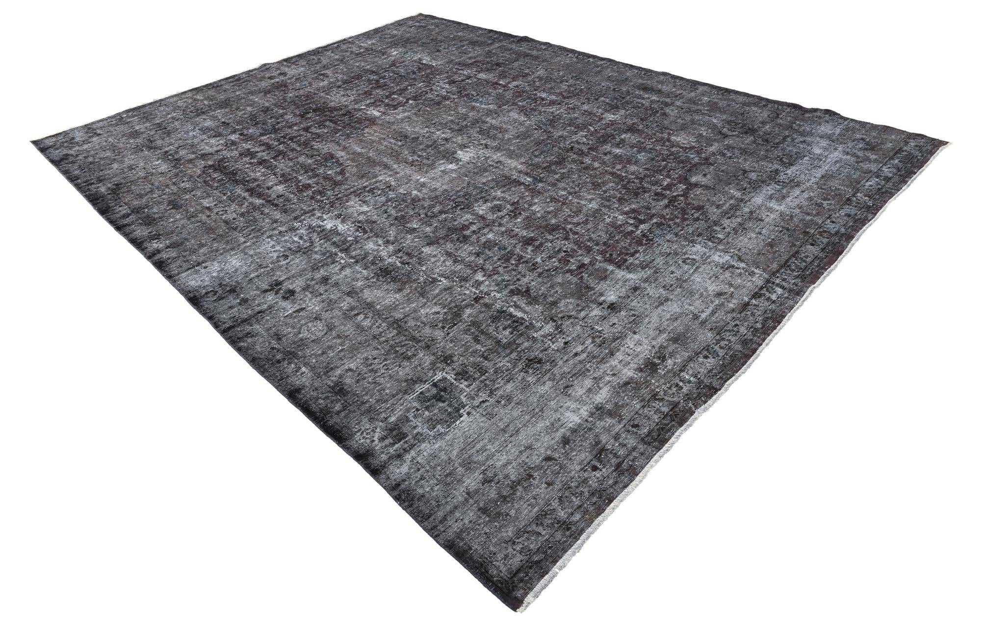 9' 10 x 12' 8 Hand Knotted Ultra Vintage Persian Wool Rug