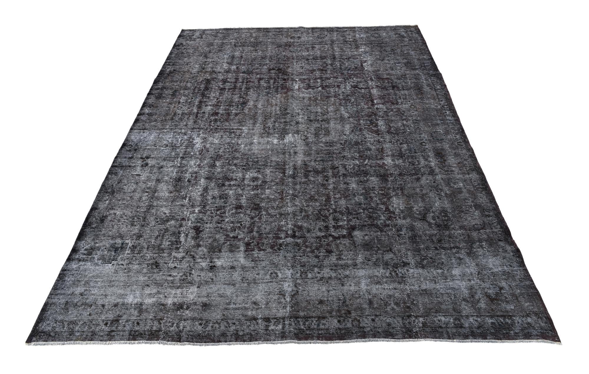 9' 10 x 12' 8 Hand Knotted Ultra Vintage Persian Wool Rug