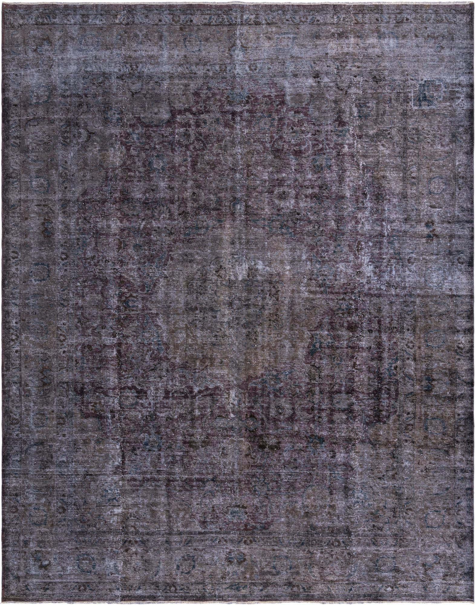 9' 10 x 12' 8 Hand Knotted Ultra Vintage Persian Wool Rug