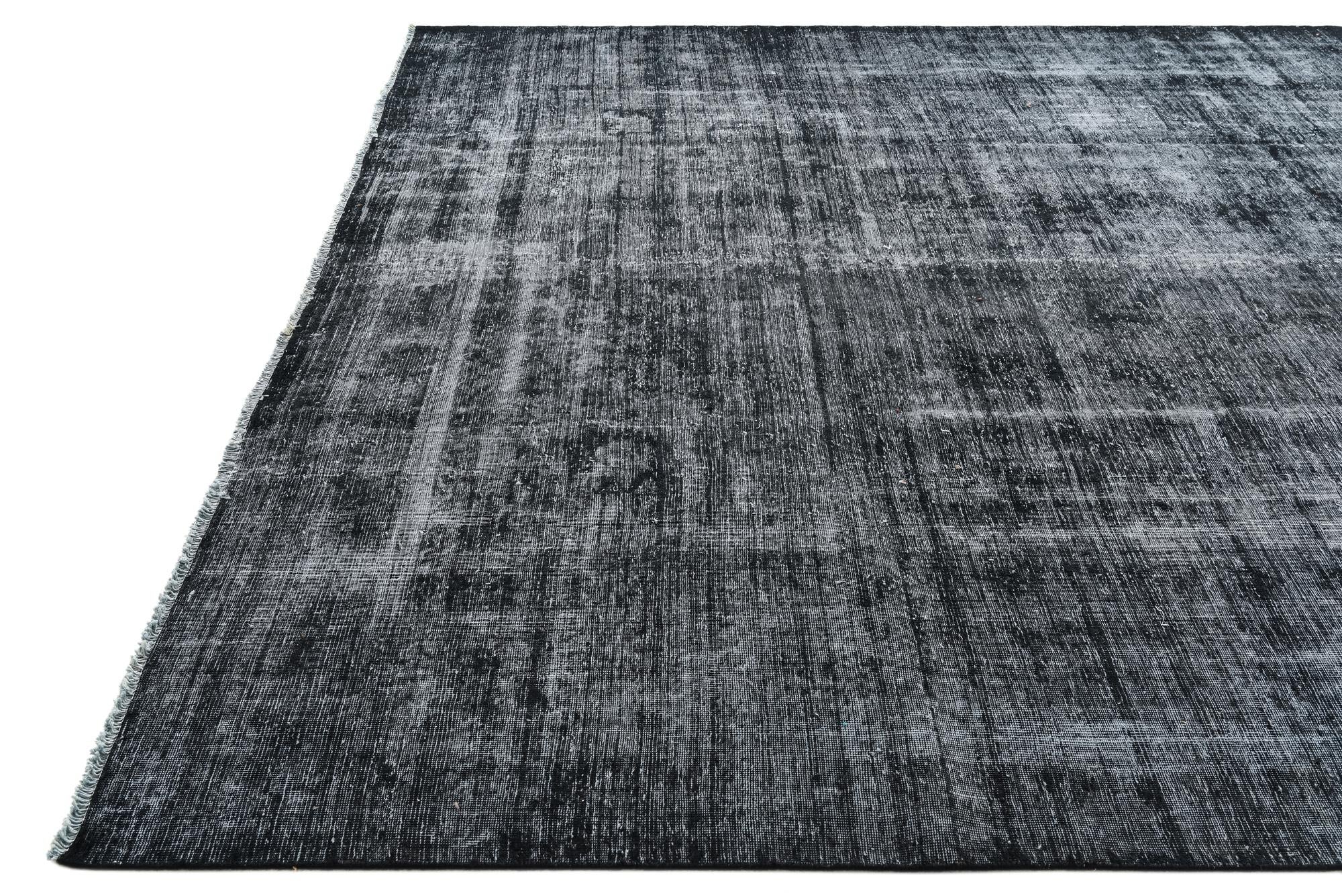 9' 8 x 12' 4 Hand Knotted Ultra Vintage Persian Wool Rug