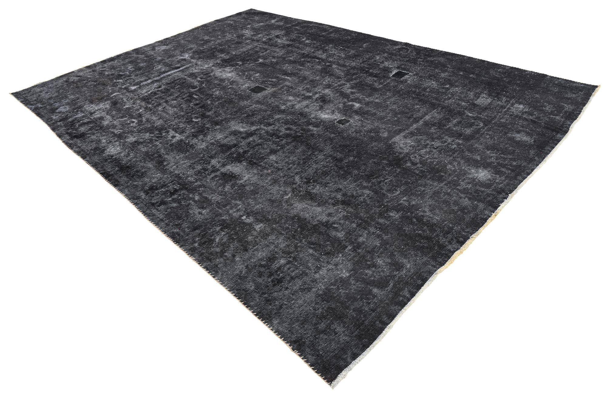 9' 3 x 12' 8 Hand Knotted Ultra Vintage Persian Wool Rug