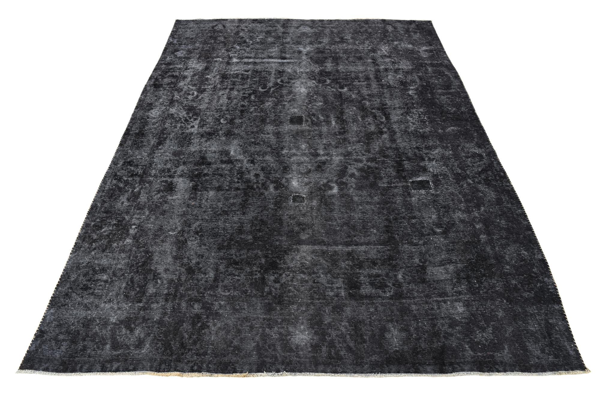 9' 3 x 12' 8 Hand Knotted Ultra Vintage Persian Wool Rug