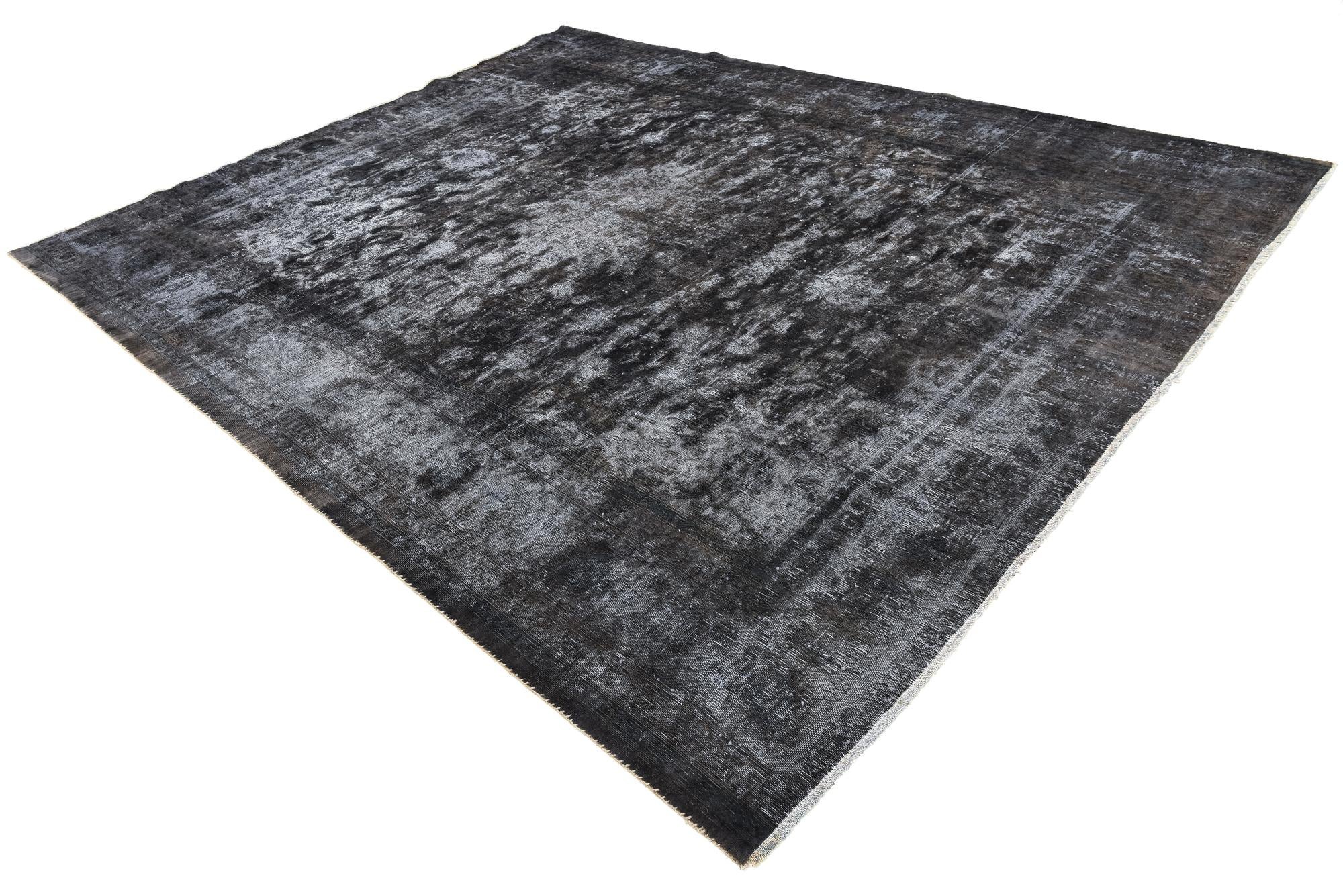9' 5 x 11' 9 Hand Knotted Ultra Vintage Persian Wool Rug