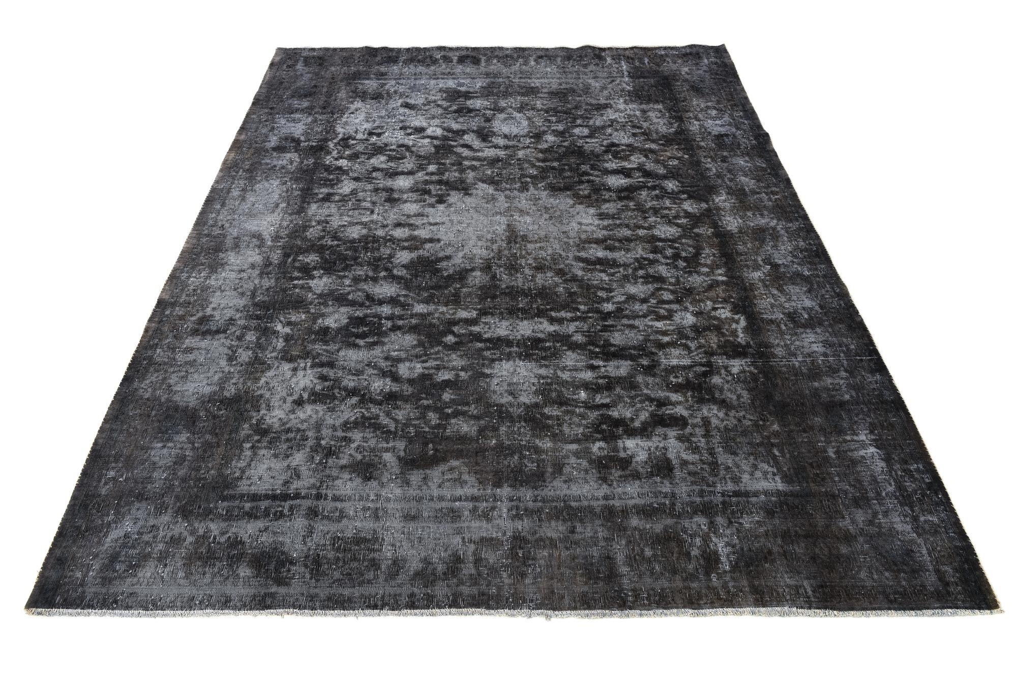 9' 5 x 11' 9 Hand Knotted Ultra Vintage Persian Wool Rug