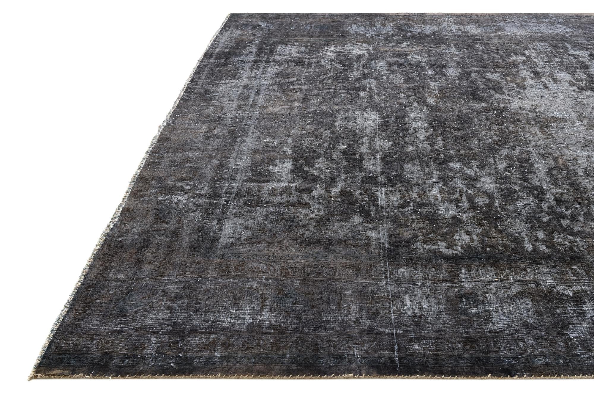 9' 5 x 11' 9 Hand Knotted Ultra Vintage Persian Wool Rug
