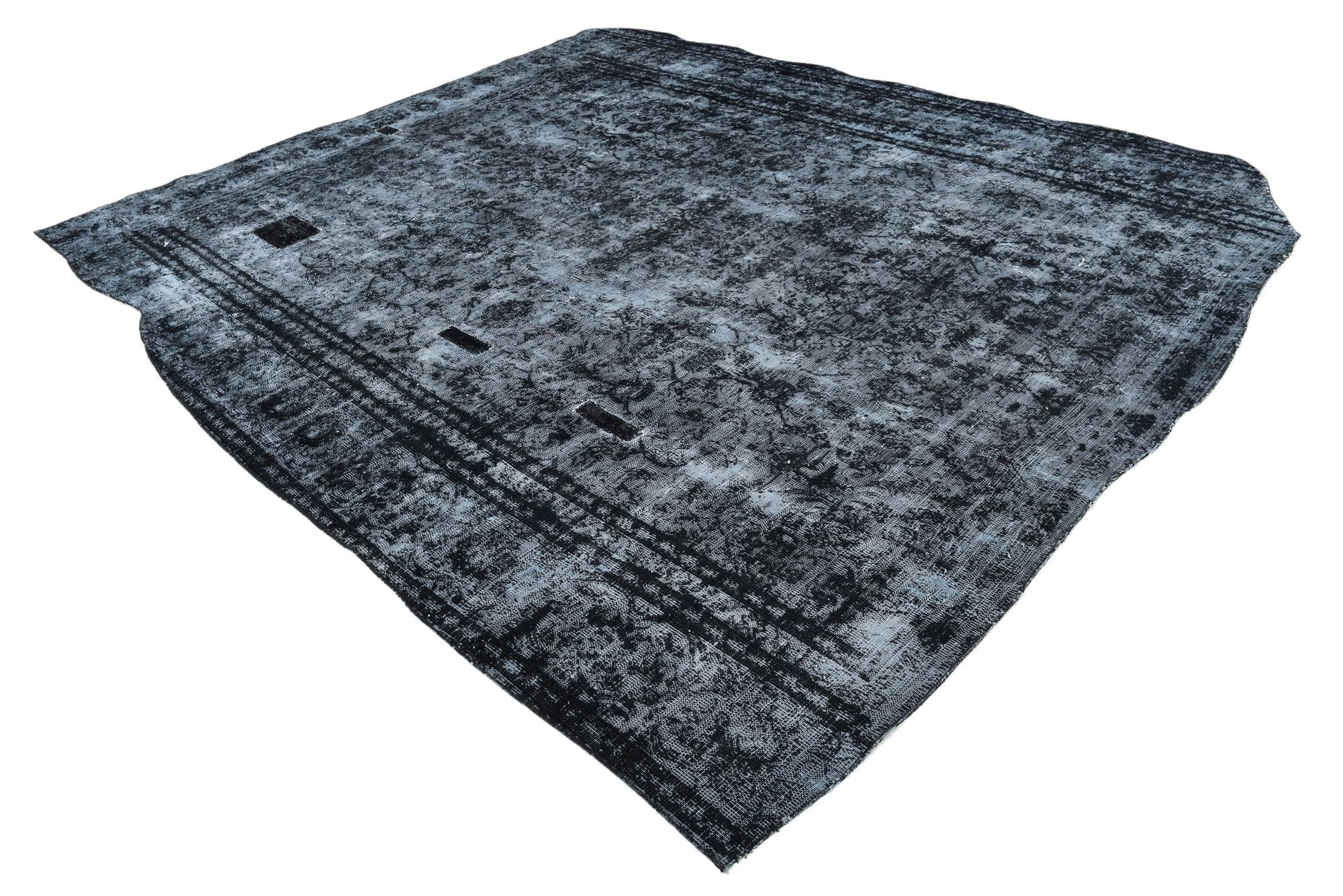 9' x 10' 7 Hand Knotted Ultra Vintage Persian Wool Rug