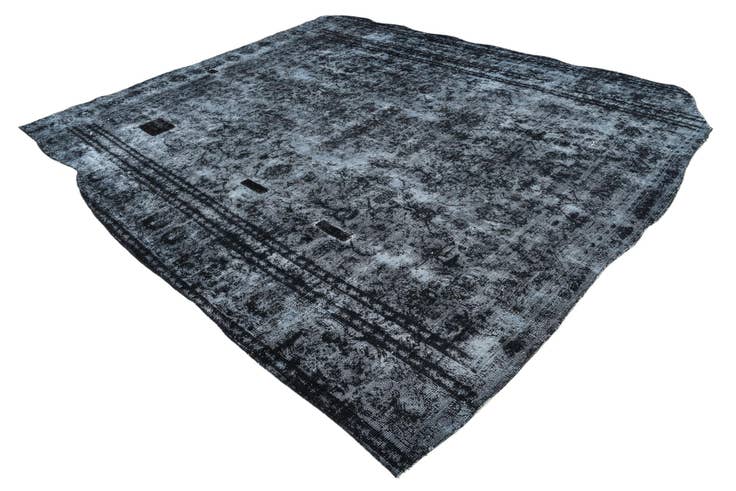 Detail image of 9' x 10' 7 Hand Knotted Ultra Vintage Persian Wool Rug