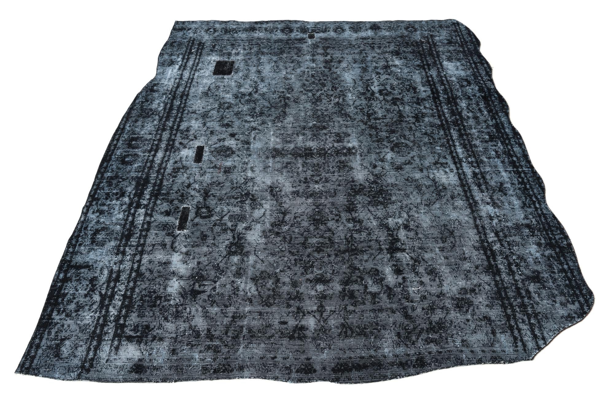 9' x 10' 7 Hand Knotted Ultra Vintage Persian Wool Rug