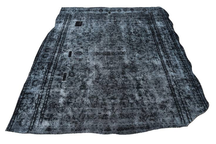 Detail image of 9' x 10' 7 Hand Knotted Ultra Vintage Persian Wool Rug