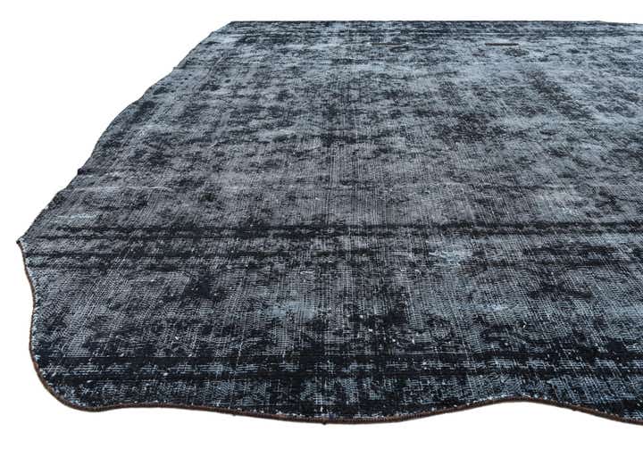 9' x 10' 7 Hand Knotted Ultra Vintage Persian Wool Rug