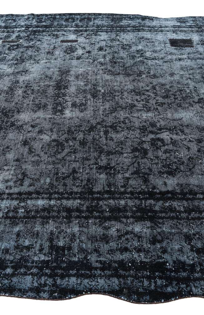 9' x 10' 7 Hand Knotted Ultra Vintage Persian Wool Rug