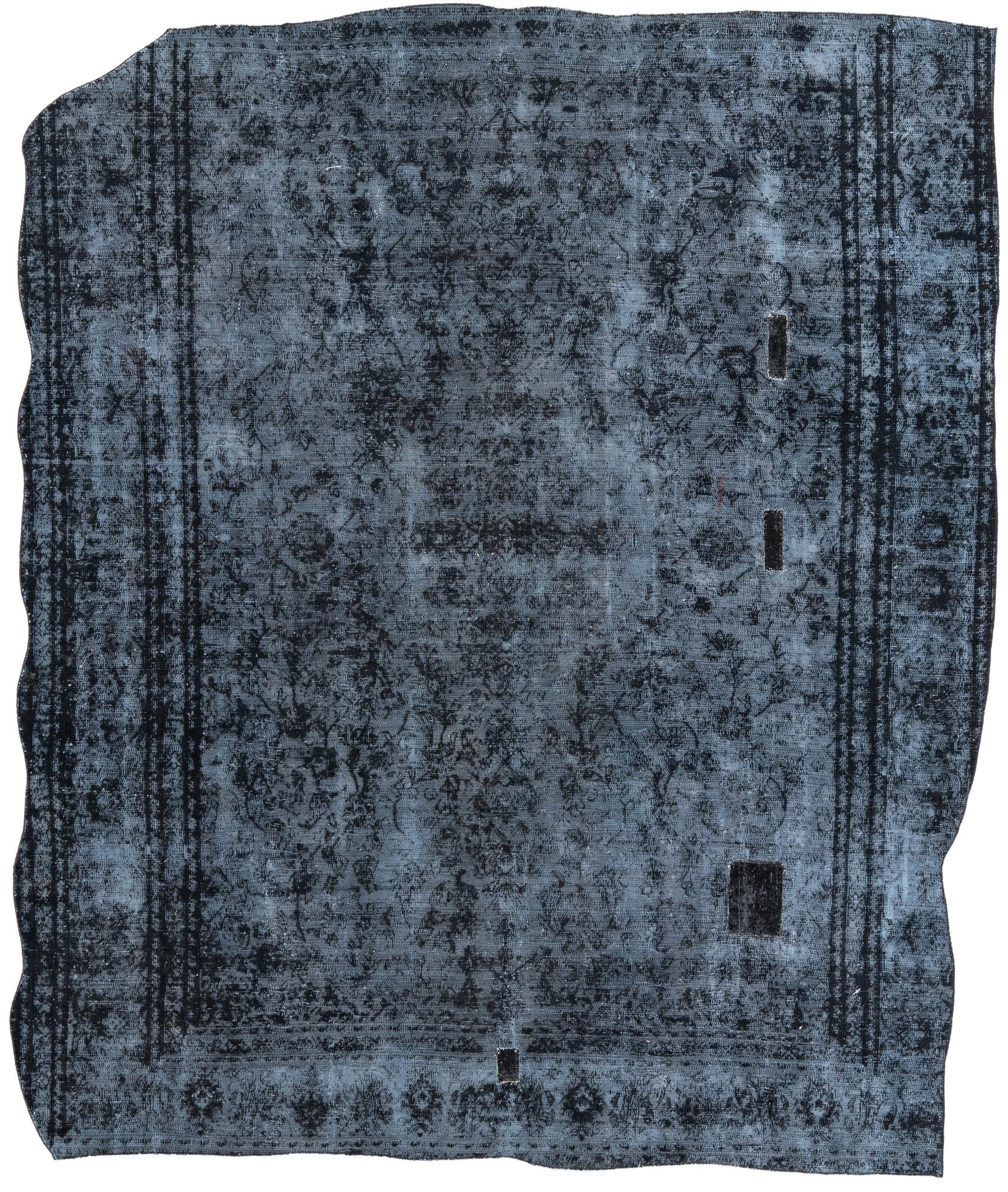 9' x 10' 7 Hand Knotted Ultra Vintage Persian Wool Rug