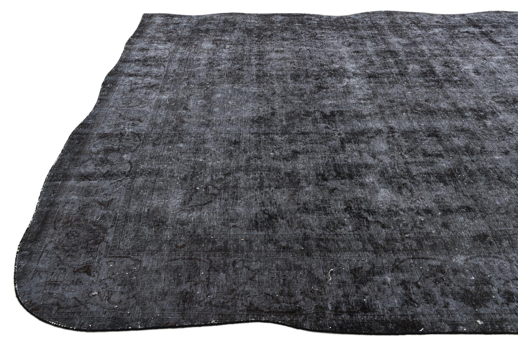 9' 3 x 11' 9 Hand Knotted Ultra Vintage Persian Wool Rug