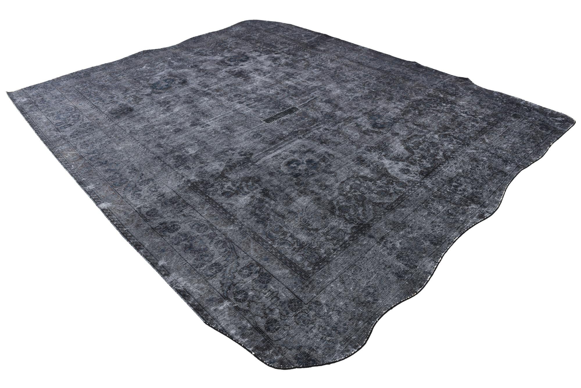 9' 10 x 11' 10 Hand Knotted Ultra Vintage Persian Wool Rug