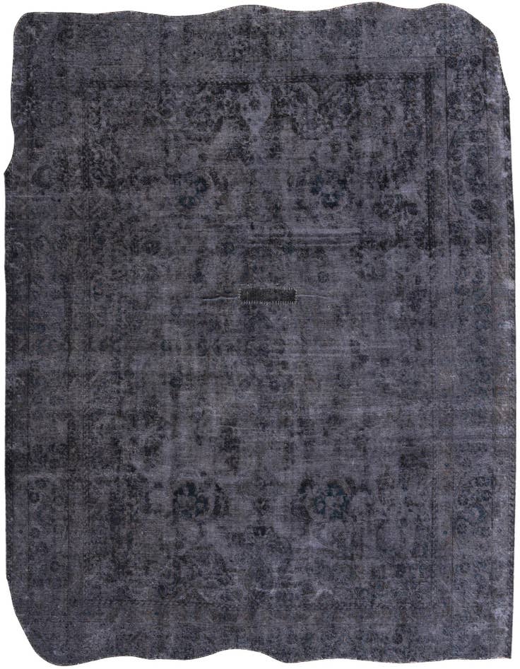 Detail image of 9' 10 x 11' 10 Hand Knotted Ultra Vintage Persian Wool Rug