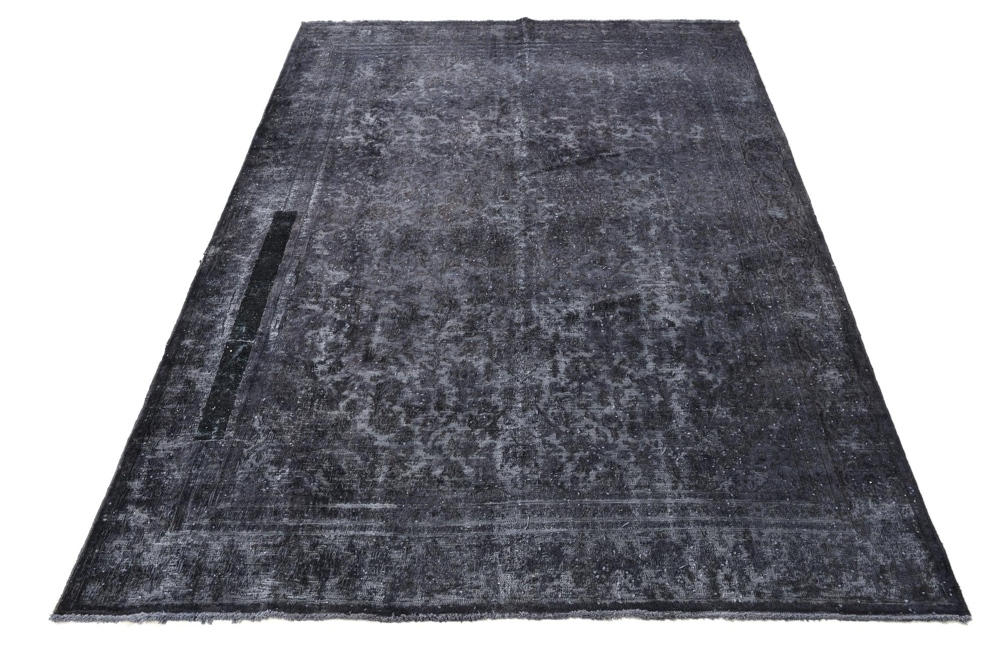 8' 7 x 12' 1 Hand Knotted Ultra Vintage Persian Wool Rug