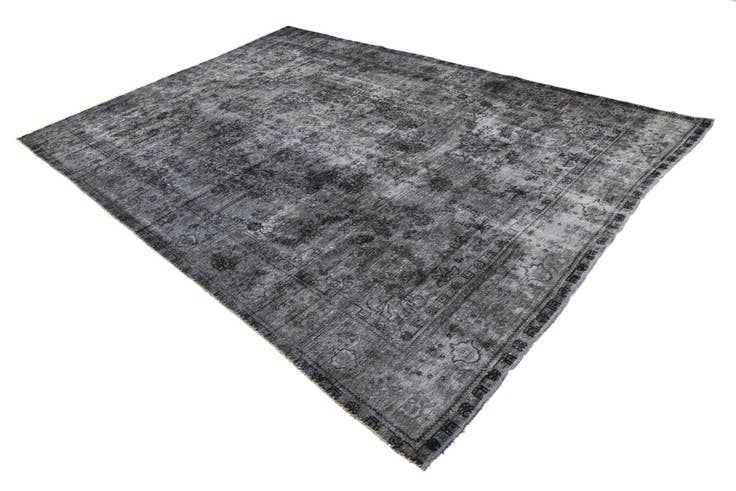 Detail image of 7' 10 x 11' 5 Hand Knotted Ultra Vintage Persian Wool Rug