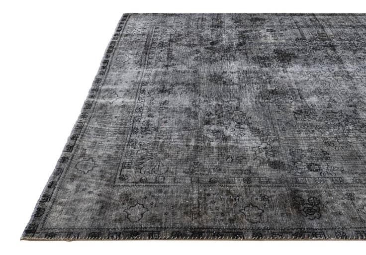 Detail image of 7' 10 x 11' 5 Hand Knotted Ultra Vintage Persian Wool Rug