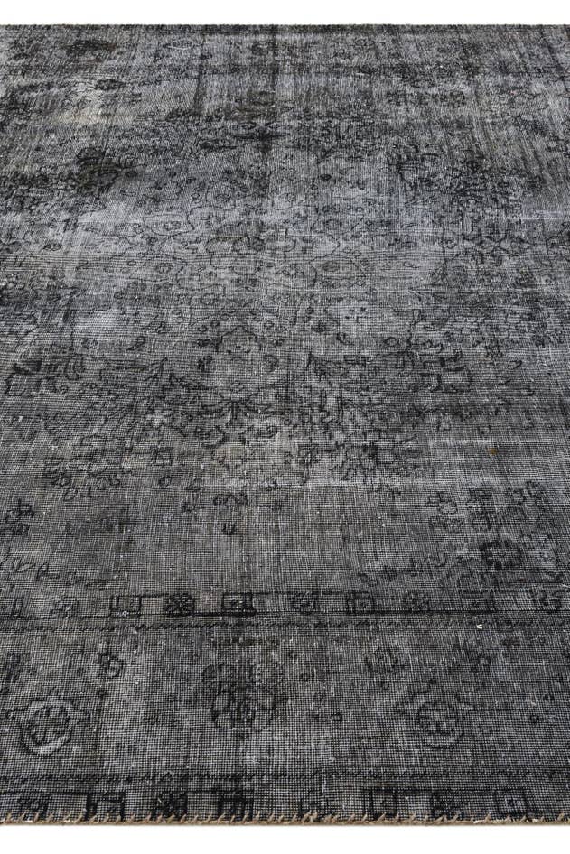 Detail image of 7' 10 x 11' 5 Hand Knotted Ultra Vintage Persian Wool Rug