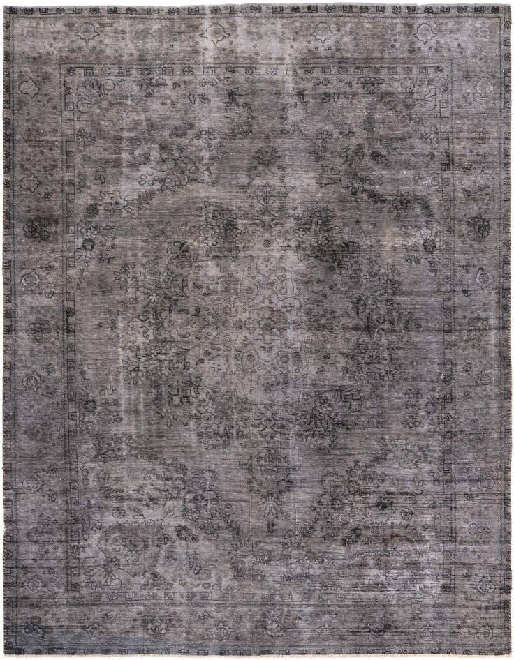 Detail image of 7' 10 x 11' 5 Hand Knotted Ultra Vintage Persian Wool Rug
