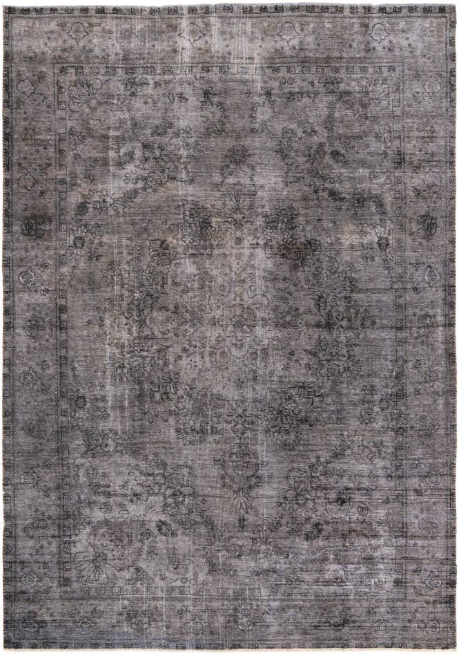 Detail image of 7' 10 x 11' 5 Hand Knotted Ultra Vintage Persian Wool Rug
