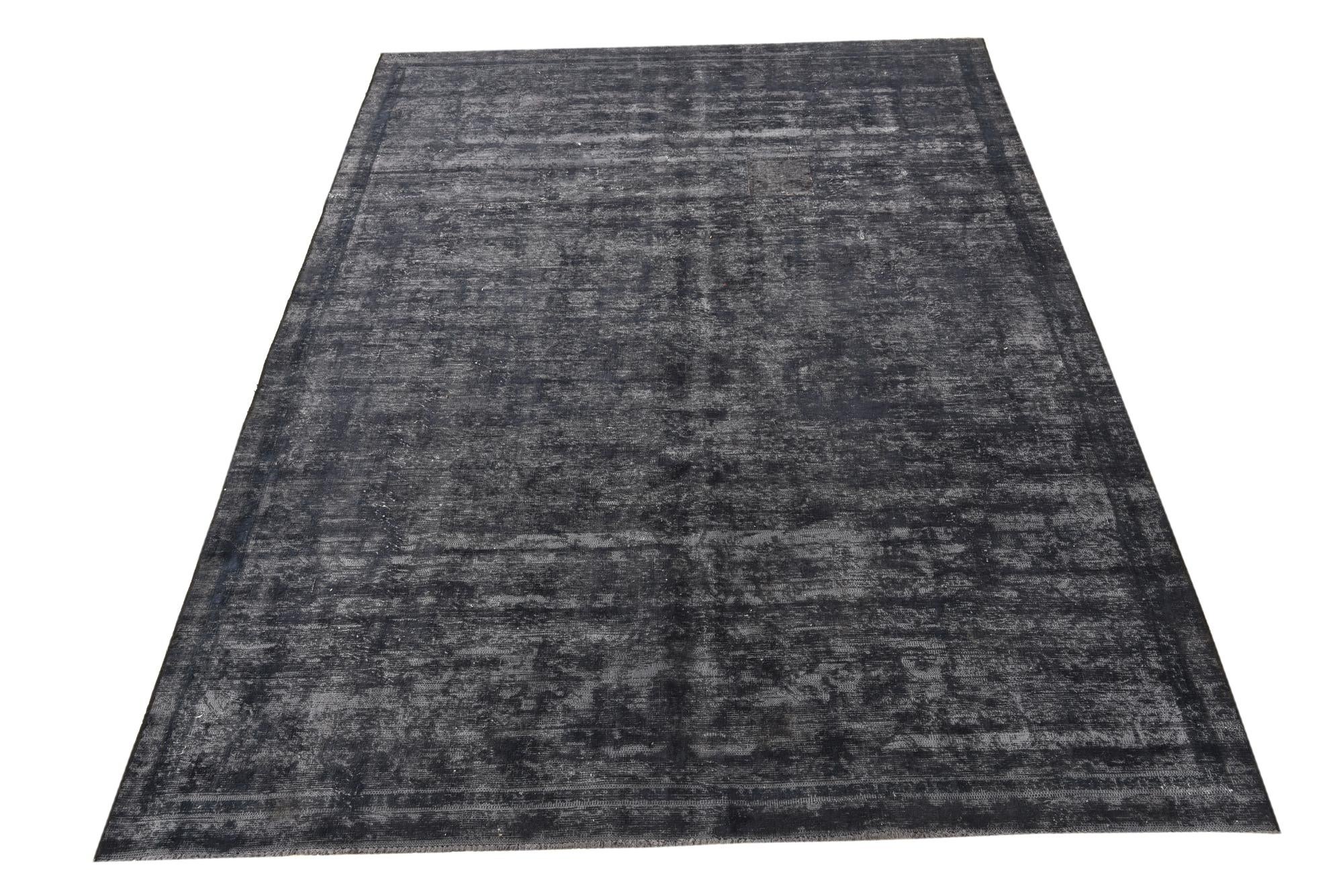 7' 3 x 10' 6 Hand Knotted Ultra Vintage Persian Wool Rug