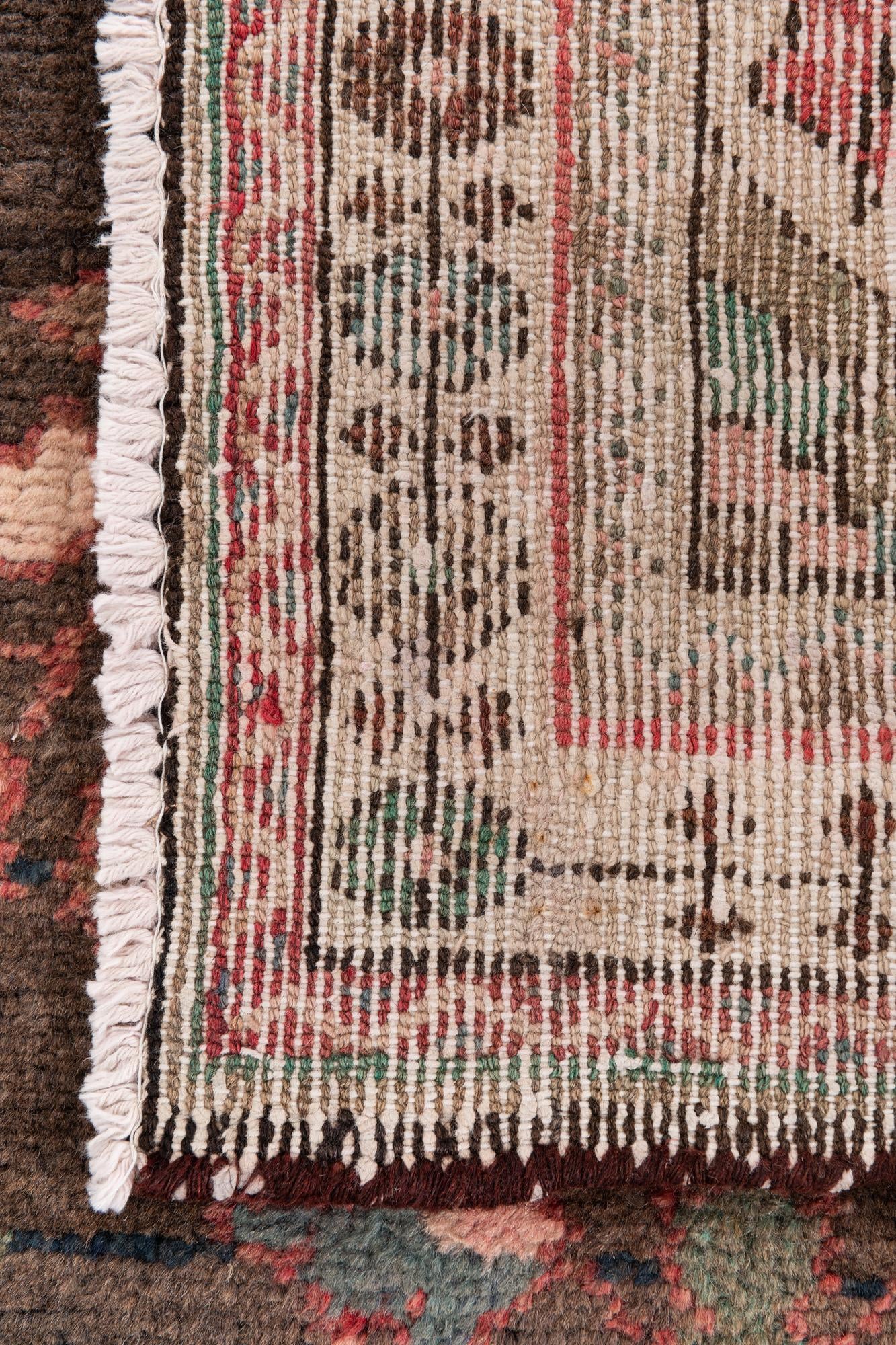 3' 5 x 5' Hand Knotted Ultra Vintage Persian Wool Rug
